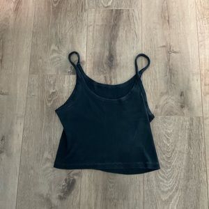 Brandy Melville Black Cropped Tank